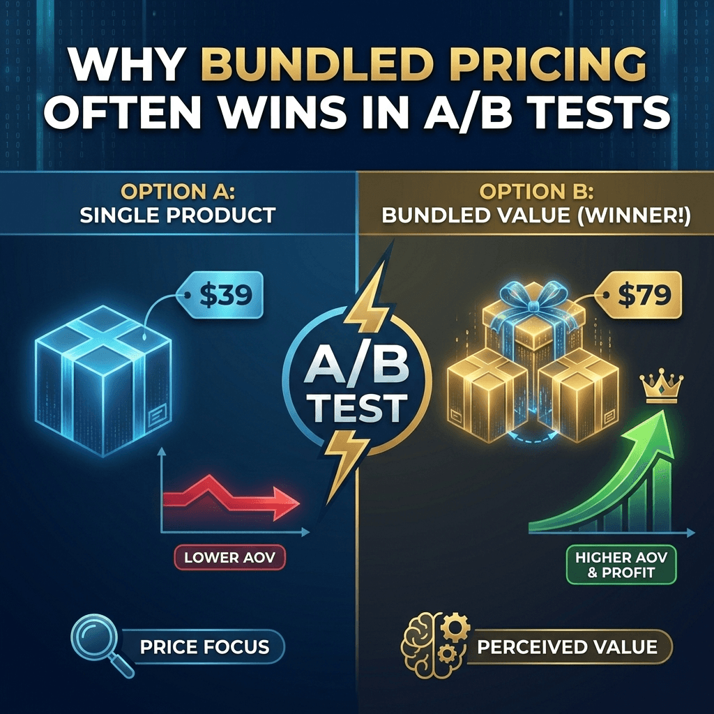 Why Bundled Pricing Often Wins in A/B Tests