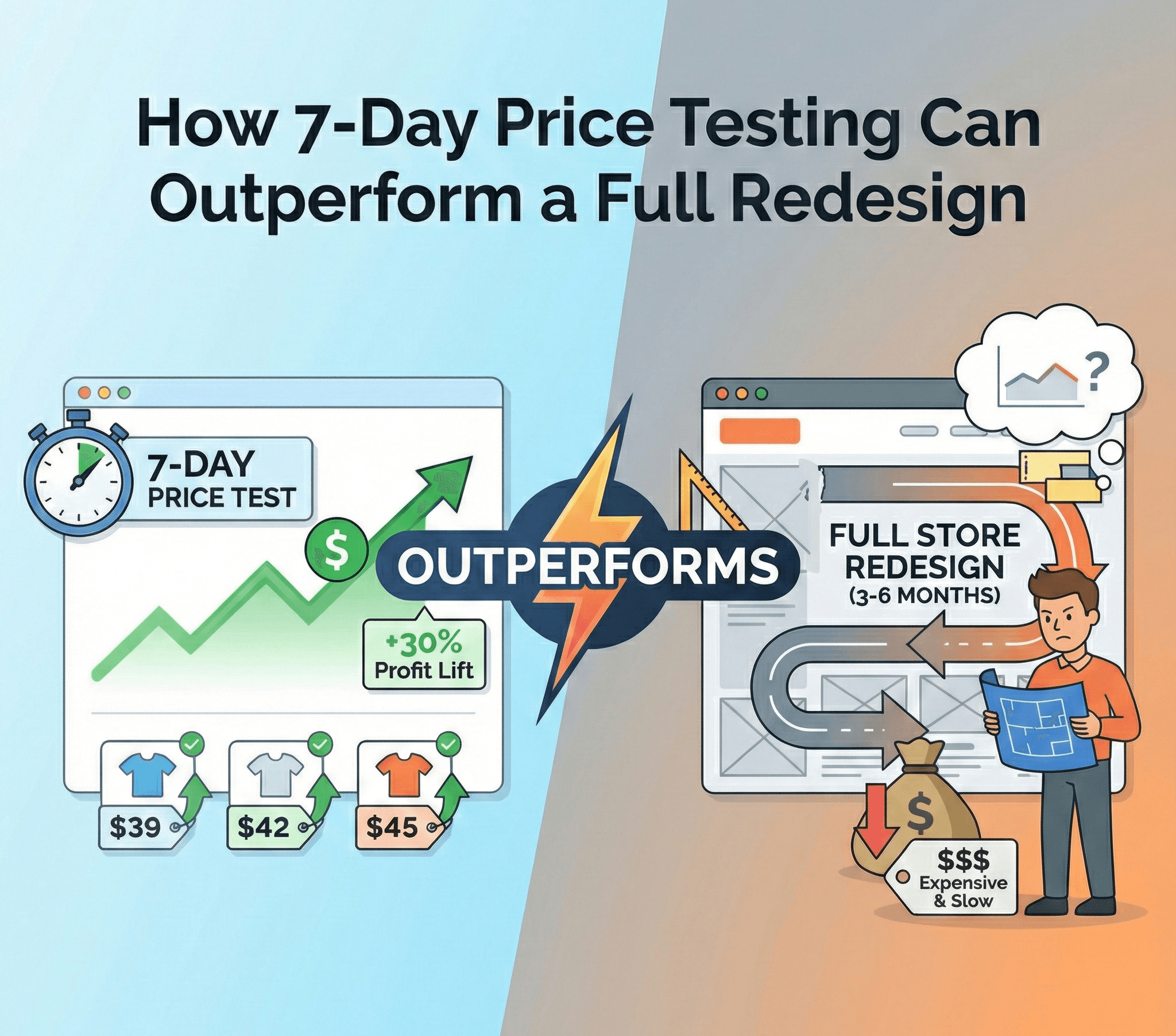 How 7-Day Price Testing Can Outperform a Full Redesign